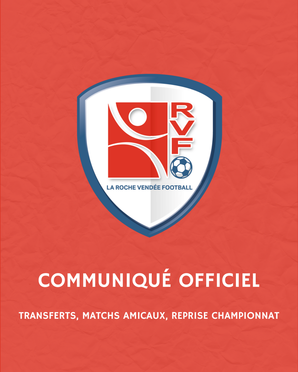 COMMUNIQUÉ OFFICIEL : EFFECTIF/MATCHS AMICAUX