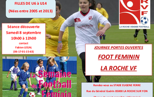 JOURNÉE PORTES OUVERTES POUR LES FÉMININES