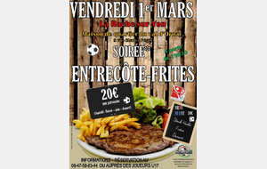 SOIRÉE ENTRECÔTE-FRITES