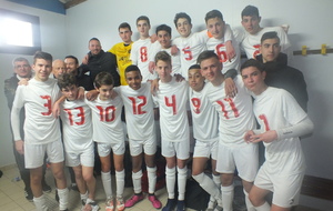 UNE BELLE VICTOIRE POUR LES U15 RÉGION