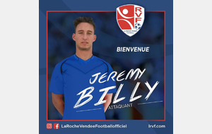 JÉRÉMY BILLY SIGNE AUSSI À LA ROCHE VF