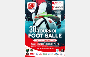 TOURNOI EN SALLE 2019 DE LA ROCHE VF- LA PLAQUETTE EN LIGNE 
