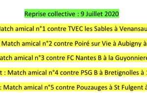 LES MATCHS AMICAUX DU GROUPE 1