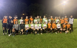 VICTOIRE DES U18 F EN AMICAL