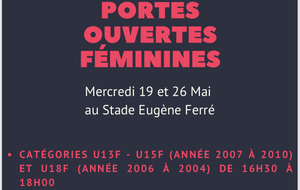 LA SECTION FÉMININE DE LA ROCHE VF  SE DÉVELOPPE 