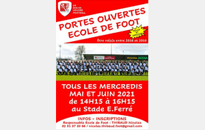 PORTES OUVERTES ECOLE DE FOOT