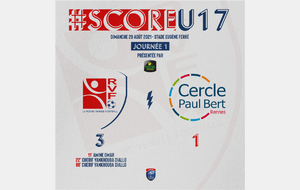 U17 journée 1 : La Roche VF 3 - 1 Rennes CPB