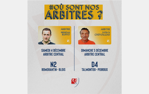 Où sont nos arbitres ?