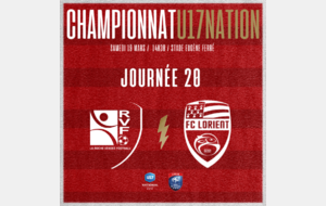 Réception du FC Lorient pour nos U17 ! 