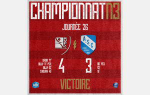 J26 : La Roche VF 4 - 3 AS Châtaigneraie