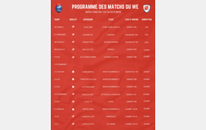 PROGRAMME DU WEEK END !