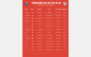 PROGRAMME DU WEEK END