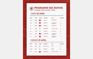 PROGRAMME DU WEEK END !