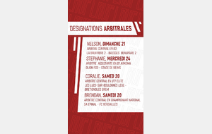 DESIGNATIONS ARBITRALES