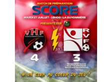 Match de préparation 1 : Les Herbiers 4-3 La Roche VF