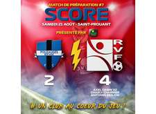Match de préparation 7 : Pouzauges Bocage FC 2-4 La Roche VF