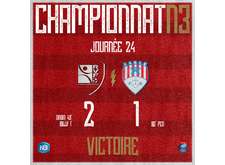J24 : La Roche VF 2-1 Sablé FC