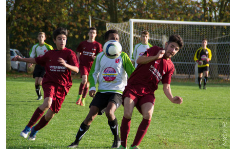 U17 : RETOUR SUR LES MATCHS DU WEEK-END