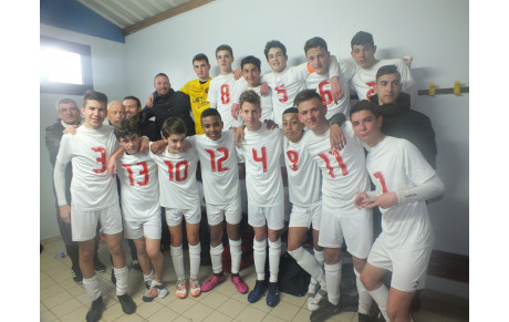 UNE BELLE VICTOIRE POUR LES U15 RÉGION