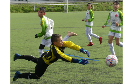 LES U13 B SE FONT PEUR EN FIN DE MATCH !