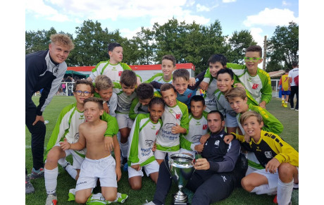 LES U13 EN HAUT DU PODIUM À SALIGNY
