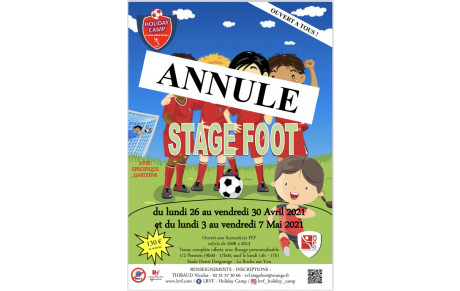LA COVID 19 AURA EU RAISON DES STAGES  «  HOLIDAY CAMP « 