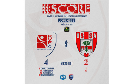 Journée 3 : La Roche VF 4 - 2 Vertou USSA