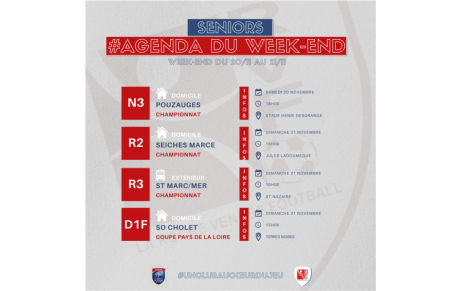AGENDA DU WEEK-END !