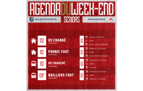 AGENDA DU WEEK-END !