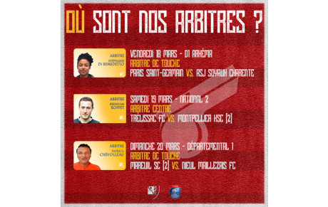 Où sont nos arbitres ?