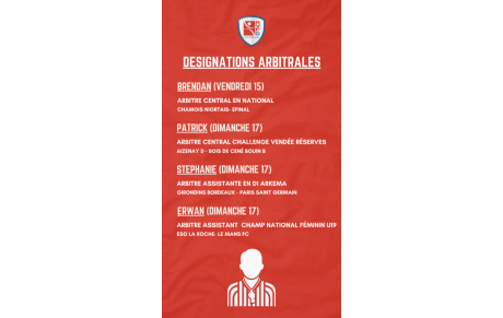DESIGNATIONS ARBITRALES