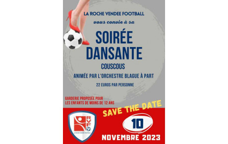 SOIREE DANSANTE LRVF ! RESERVEZ MAINTENANT