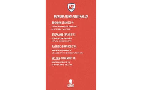 DESIGNATION ARBITRALES